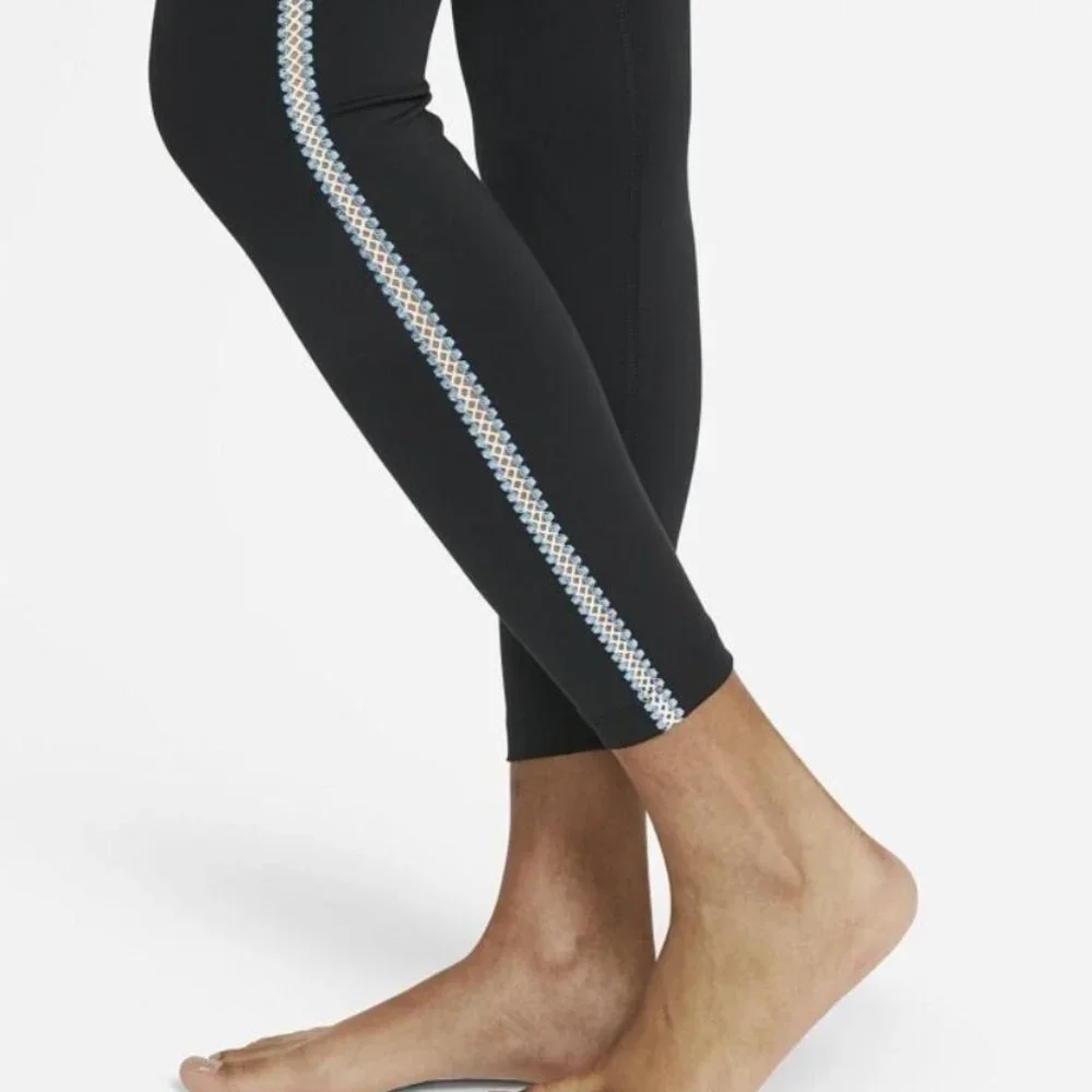 NWT Nike Yoga Crochet Edge high waist 7/8 Leggings, Women’s - Picture 3 of 5